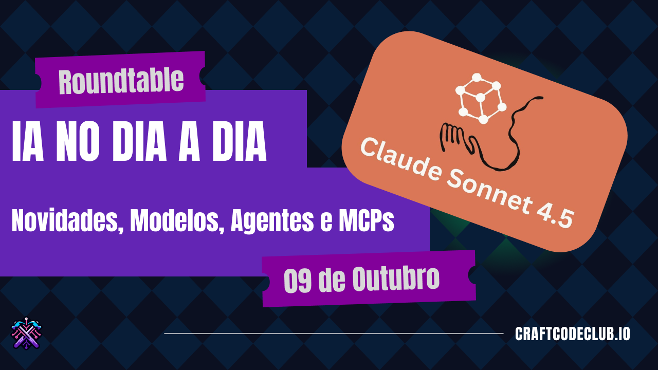 Banner para Roundtable - IA no Dia a Dia - Parte 2